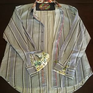 Robert Graham button down shirt size 2XL